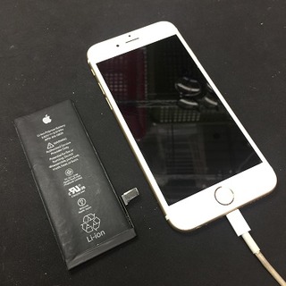 iPhone6起動しない　充電できない　バッテリー交換