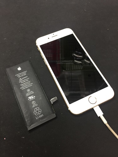 Iphone6起動しない 充電できない バッテリー交換 修理事例のご紹介